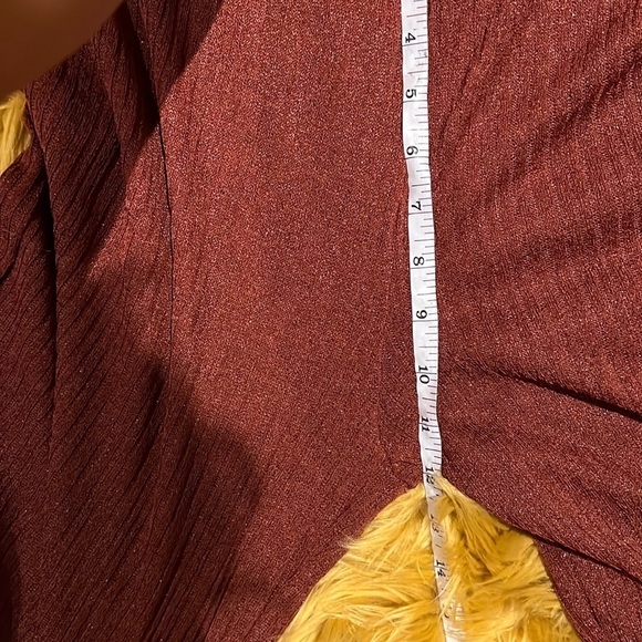 Zara wide legs cropped shiny pants Sz M - Picture 5 of 9